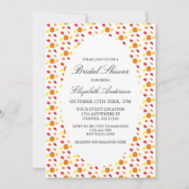 パンプキン紅葉ブライダルシャワー 招待状