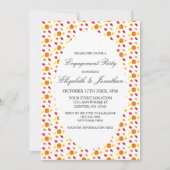 パンプキン紅葉婚約パーティ 招待状 (正面)