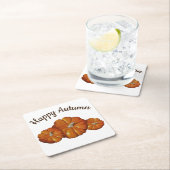 パンプキン紙コースター スクエアペーパーコースター (インサイチュ)