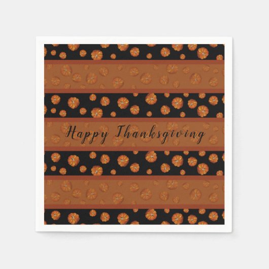 パンプキン紙ナプキンス スタンダードカクテルナプキン (正面)