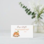 パンプキン素朴おむつラッフルカード秋秋 エンクロージャーカード (スタンド正面)