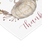 パンプキン素朴感謝祭テーブルランナー ロングテーブルランナー (コーナー)