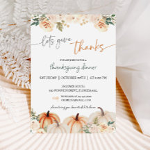 パンプキン素朴感謝祭ディナー