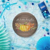 パンプキン素朴秋ベビーシャワー紙プレート ペーパープレート (パーティー)