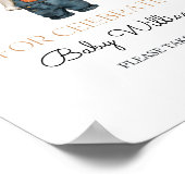 パンプキン素朴秋ベビーシャワー ポスター (角)