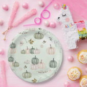 パンプキン素朴秋秋セージ紙プレート ペーパープレート (パーティー)