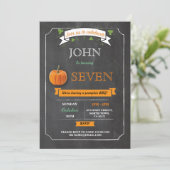 パンプキン誕生パーティー5日6日7日8日9招待状 招待状 (スタンド正面)