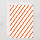 パンプキン誕生日パーティーの招待 招待状 (裏面)