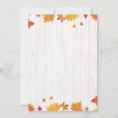 パンプキン誕生日招待状 招待状 (裏面)