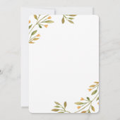 パンプキン電車ベイビーシャワー招待状(ドライブバイ) 招待状 (裏面)