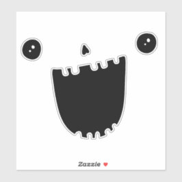 パンプキン顔カービングハロウィンおもしろいスマイル シール