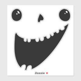 パンプキン顔カービングハロウィンおもしろいスマイル シール