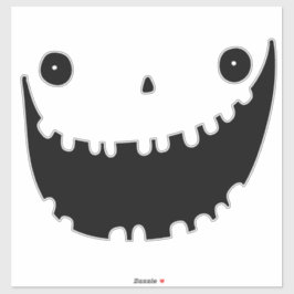 パンプキン顔カービングハロウィンおもしろいスマイル シール