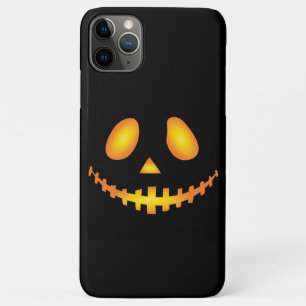 パンプキン顔ハロウィーン不気味ハロウィーンのカボチャのちょうちん iPhone 11 PRO MAXケース
