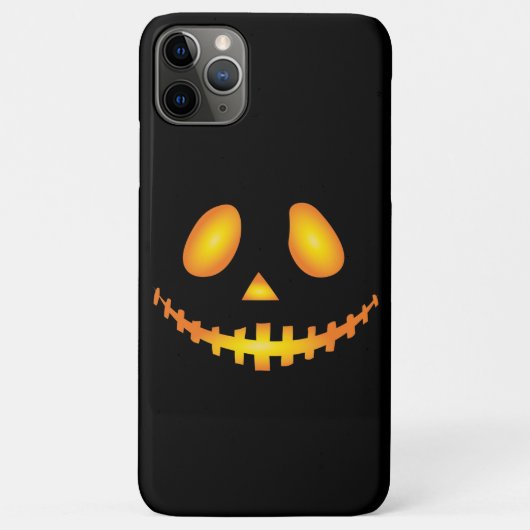 パンプキン顔ハロウィーン不気味ハロウィーンのカボチャのちょうちん Case-Mate iPhoneケース (裏面)