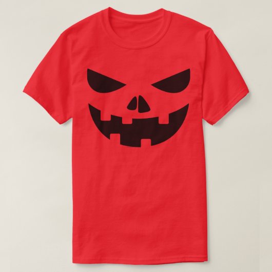 パンプキン顔4 Tシャツ (デザイン正面)