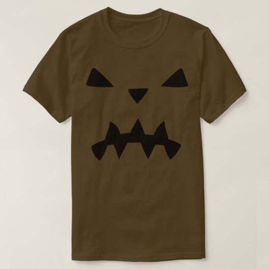 パンプキン顔7 Tシャツ (デザイン正面)
