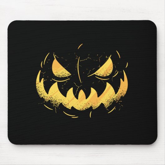 パンプキン顔 マウスパッド (正面)