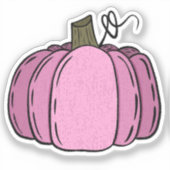 パンプキン飾を シール (正面)