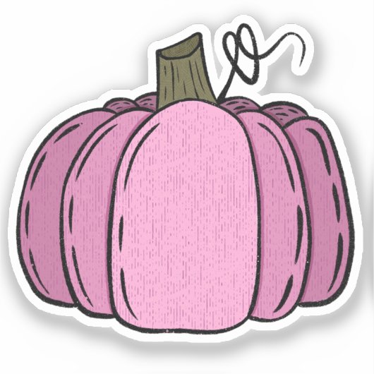 パンプキン飾を シール (正面)