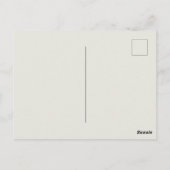 パンプキン1歳誕生日パーティー サージュグリーン ポストカード (裏面)