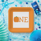 パンプキン1st誕生日紙プレート ペーパープレート (パーティー)