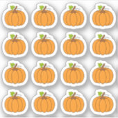 パンプキン オクトーバー オートゥム ハロウィン デコレーティブ シール (正面)