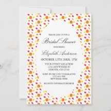 パンプキン オートム リーフ ブライダル シャワー