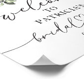 パンプキン グリーン 秋のブライダルシャワー ウェルカムポスター ポスター (角)