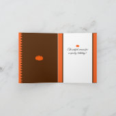 パンプキン テディ - 誕生日カード シーズンカード (内部)