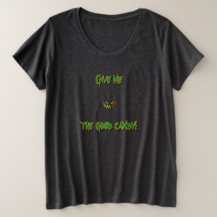 パンプキン ハロウィン プラスサイズTシャツ