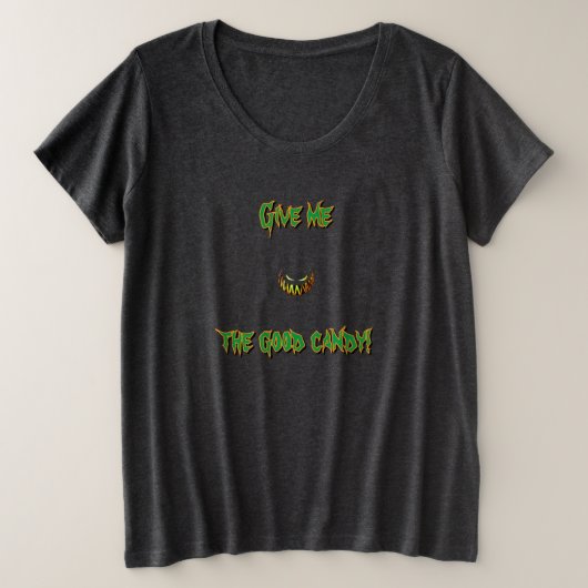 パンプキン ハロウィン  プラスサイズTシャツ (デザイン正面)