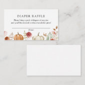 パンプキン バーガンディ フラワーディーパーレッフル エンクロージャーカード (正面/裏面)