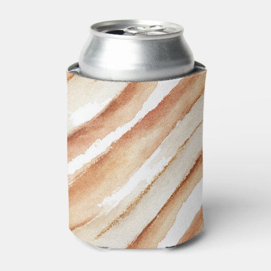 パンプキン ピーチ ラテ ストライプ 缶クーラー (缶正面)