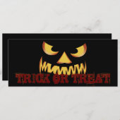 パンプキン フェース 2 招待状 (正面/裏面)