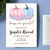 パンプキン フォール 性別発表 招待状