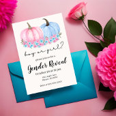 パンプキン フォール 性別発表 招待状