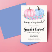 パンプキン フォール 性別発表 招待状