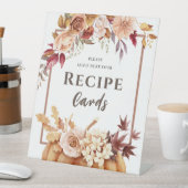 パンプキン フラワーフォール オータム レシピ リクエスト 台座サイン (インサイチュ)