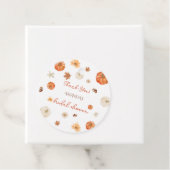 パンプキン ブライダルシャワー ボヘミア フラワーズ フェイバータグ (インサイチュ)