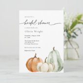 パンプキン ブライダルシャワー 招待状 (スタンド正面)