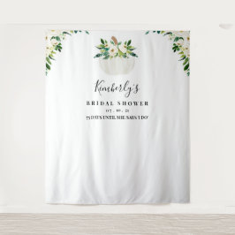 パンプキン ブライダルシャワー 背景, フォトブース プロップ タペストリー