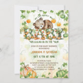 パンプキン ベアリーワイト ベイビーシャワー 招待状 (正面)