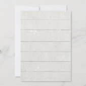 パンプキン ラスティック ウッド 水彩 ワインレッド フラワー 招待状 (裏面)