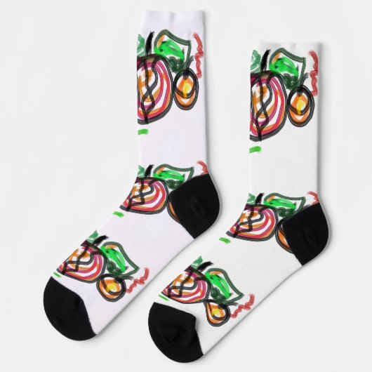 パンプキン+ラバー ソックス (左)