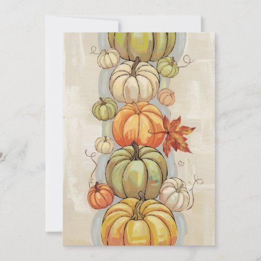 パンプキン 招待状 (正面)