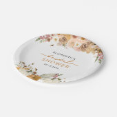 パンプキン 秋 ブライダルシャワー 紙皿 (アングル)