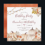 パンプキン 30歳誕生日パーティー ボホ パンパスグラス 招待状<br><div class="desc">パンプキン 30歳誕生日パーティー ボホ パンパスグラス
秋または落葉の季節の招待状にぴったり</div>