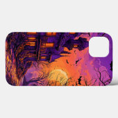 パンプキ不気味ンとハロウィン白熱［赤熱］光を放つの夜 Case-Mate iPhoneケース (裏面 (横))