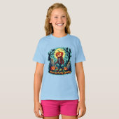 パンプキ不気味ンアート：ハロウィンデコールに最適！ Tシャツ (正面フル)